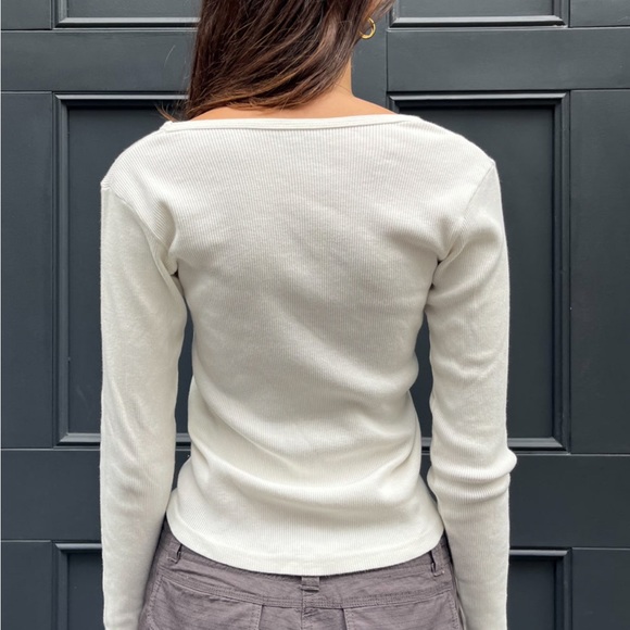 (SOLD) Josephine Ribbed Top - Picture 3 of 4